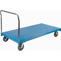 Chariot &agrave; plateforme robuste, 72" lo x 36" la x Capacit&eacute; 2000 lb, Roues en Caoutchouc Absolute Business Supply
