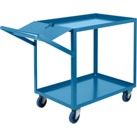 Chariots &agrave; cueillette, 36" h x 24" la x 64" p, 2 Tablettes, Capacit&eacute; 1200 lb Absolute Business Supply