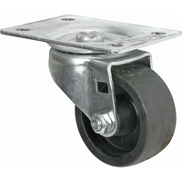 Light-Duty Caster, Swivel, 2-1/2" (63.5 mm), Polyolefin, 200 lbs. (91 kg.) Absolute Business Supply