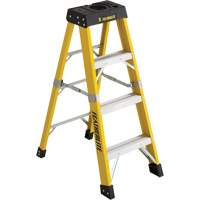 Escabeaux industriels robustes (s&eacute;rie 6400), 4', Fibre de verre, Capacit&eacute; 300 lb, Type 1A Absolute Business Supply