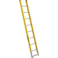 &eacute;chelle simple &agrave; une section - S&eacute;rie 6100, 8', Fibre de verre, 375 lb, CSA calibre 1AA Absolute Business Supply