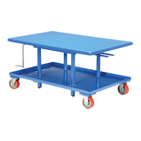 Post Lift Table, 42" L x 30" W, Steel, 2000 lbs. Capacity Absolute Business Supply