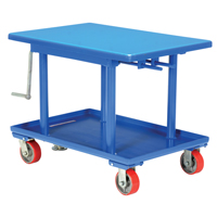 Hydraulic Lift Table, 24" L x 36" W, Steel, 2000 lbs. Capacity Absolute Business Supply