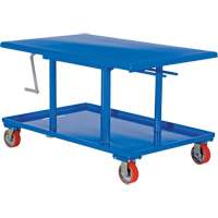 Post Lift Table, 42" L x 30" W, Steel, 2000 lbs. Capacity Absolute Business Supply