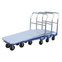 Chariot &agrave; plateforme, 48" lo x 24" la x Capacit&eacute; 1500 lb, Roues en Caoutchouc moul&eacute; Absolute Business Supply
