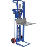 Hydra Lift Platform Stacker, Foot Pump Operated, 750 lbs. Capacity, 52" Max Lift Absolute Business Supply