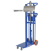 Hydra Lift Platform Stacker, Foot Pump Operated, 750 lbs. Capacity, 52" Max Lift Absolute Business Supply