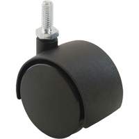 Roulette &agrave; roue double (s&eacute;ries 300/400), Pivotant, Diam&egrave;tre 2" (51 mm), Capacit&eacute; 75 lb (34 kg) Absolute Business Supply