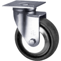 Heavy-Duty Caster, Swivel, 4" (101.6 mm), Neoprene, 500 lbs. (227 kg.) Absolute Business Supply