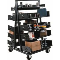 Chariots Adjust-A-Tray, 30" x 38" x 64", Capacit&eacute; 2500 lb Absolute Business Supply