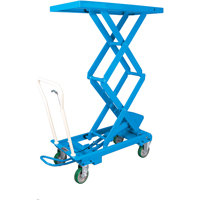Tables &eacute;l&eacute;vatrices en ciseau, 20-1/2" lo x 39-3/4" la, Acier, Capacit&eacute; 660 lb Absolute Business Supply