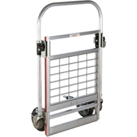 Chariot &agrave; plateforme repliable &agrave; quatre roues, Aluminium, 750 lb, 31" lo x 23-1/4" la, Hauteur 39" Absolute Business Supply
