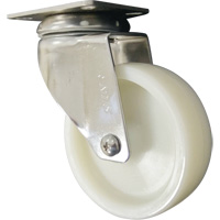 Roulette, Pivotant, 4" (101,6 mm), Nylon, 200 lb (91 kg) Absolute Business Supply