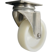 Roulette, Pivotant, 4" (101,6 mm), Nylon, 200 lb (91 kg) Absolute Business Supply