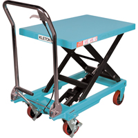 Table &eacute;l&eacute;vatrice robuste &agrave; ciseaux hydraulique, 32" lo x 19-3/4" la, Acier, Capacit&eacute; 660 lb Absolute Business Supply