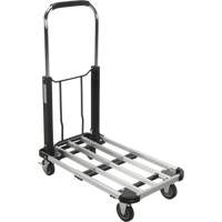 Chariots &agrave; plateforme pliants, Aluminium, 300 lb, 28" lo x 16" la, Hauteur 32" Absolute Business Supply