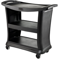 Chariot de service de direction, 3 tiers, 20" x 38" x 39", Capacit&eacute; 300 lb Absolute Business Supply