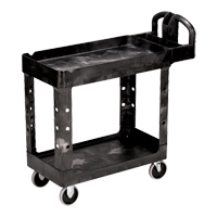 Chariot utilitaire robuste - 4500-88, 2 tiers, 17-1/8" x 33-1/4" x 39", Capacit&eacute; 500 lb Absolute Business Supply