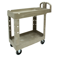 Chariot utilitaire robuste - 4500-88, 2 tiers, 17-1/8" x 33-1/4" x 39", Capacit&eacute; 500 lb Absolute Business Supply