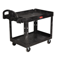 Chariot utilitaire robuste - 4520-88, 2 tiers, 25-1/4" x 39" x 44", Capacit&eacute; 500 lb Absolute Business Supply