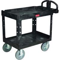 Chariot utilitaire robuste, 2 tiers, 25-1/4" x 37-1/8 x 36-3/8", Capacit&eacute; 500 lb Absolute Business Supply