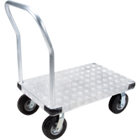 Chariots &agrave; plateforme en aluminium, 24" la x 36" lo, 1100 lb cap, Roues Anticrevaison Absolute Business Supply