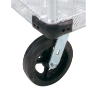 Chariots &agrave; plateforme en aluminium, 24" la x 36" lo, 2000 lb cap, Roues Caoutchouc moul&eacute; Absolute Business Supply