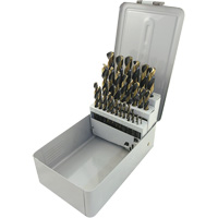 BG29 Jeu de forets JET-KUT Torque Drive, 29 morceaux, Acier rapide Absolute Business Supply
