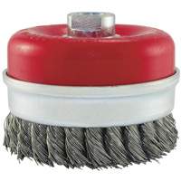 Knot Banded Cup Brush, 5" Dia. x 5/8"-11 Arbor Absolute Business Supply