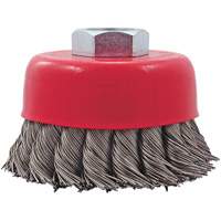 CK3201T Knotted Twist Wire Cup Brush, 3" Dia. x 5/8"-11 Arbor Absolute Business Supply