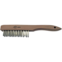 Scratch Brush, Stainless Steel, 4 x 16 Wire Rows Absolute Business Supply