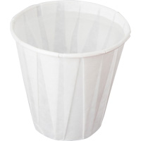 Gobelet pliss&eacute;, Papier, 5 oz, Blanc Absolute Business Supply