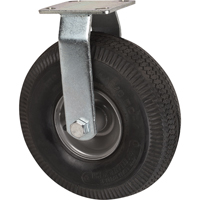 Roulettes de rechange pour chariots &agrave; plateforme robustes, Fixe, 10" (254 mm), Pneumatique, 400 lb (181 kg) Absolute Business Supply