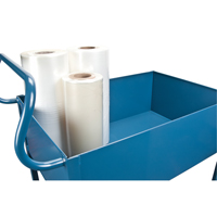Deep Lipped Service Cart, 2 Tiers, 24" W x 47" H x 36" D, 1200 lbs. Capacity Absolute Business Supply