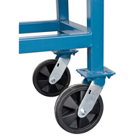 Elevated Platform Trucks, 48" L x 24" W, 2000 lbs. Capacity, Nylon Casters Absolute Business Supply