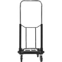 Chariot &agrave; plateforme repliable, Acier inoxydable, 300 lb, 28" lo x 16" la, Hauteur 33-1/2" Absolute Business Supply
