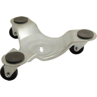 Zinc Plated Leg Dolly, 300 lbs. Capacity, Steel Frame, 2.75" H Absolute Business Supply