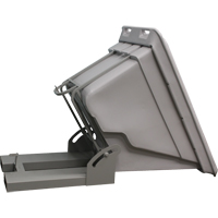 Conteneur autobasculeur, Poly&eacute;thyl&egrave;ne, 5/8 vg³, Gris Absolute Business Supply