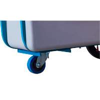 Chariot basculeur en acier, Poly&eacute;thyl&egrave;ne, 0,625 vg³, Capacit&eacute; de charge de 850 lb Absolute Business Supply