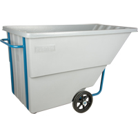 Tilt Truck, Polyethylene, 1.1 cu. yd., 1250 lbs. Load Capacity Absolute Business Supply