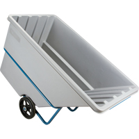 Tilt Truck, Polyethylene, 1.1 cu. yd., 2000 lbs. Load Capacity Absolute Business Supply