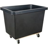 Tapered Wall Box Truck, Polyethylene, 43" L x 30" W x 33" H, 16 cu. ft. Volume, 500 lbs. Capacity Absolute Business Supply