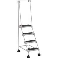 &eacute;chelles Stop-Step, 4 marches, Largeur de la marche 16", Hauteur de la plateforme 38-3/16", Acier Absolute Business Supply