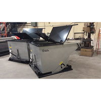 Steel Cover for Self-Dumping Hopper Absolute Business Supply