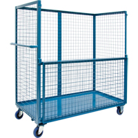 Wire Mesh Stock Truck, Steel, 24" x 55" x 36", 1200 lbs. Capacity Absolute Business Supply