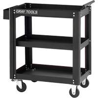 Utility Cart, 19-1/4" L x 27-1/2" W x 32-3/4" H, Grey Absolute Business Supply