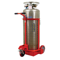 Grand chariot LCC pour bouteille de gaz liquide, Roues Polyur&eacute;thane, Base de 20" la x 20" p, 1000 lb Absolute Business Supply