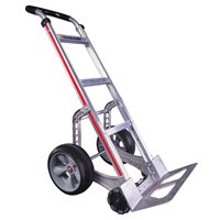 Self-Stabilizing Hand Truck, Continuous Handle, Aluminum, 55'' Height, 500 lbs. Capacity Absolute Business Supply