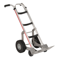 Self-Stabilizing Hand Truck, Dual Handle, Aluminum, 55'' Height, 500 lbs. Capacity Absolute Business Supply