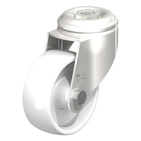 Stainless Steel Nylon Caster, Swivel, 3-1/8" (79.5 mm) Dia., 265 lbs. (120 kg.) Capacity Absolute Business Supply